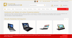 Desktop Screenshot of campusdiscount.de